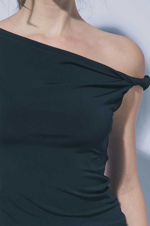 Twisted Strap Off Shoulder Trendy Top