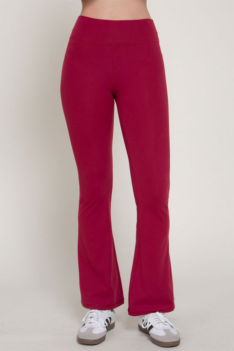 Basic Flare Power Stretch Workout Long Pants