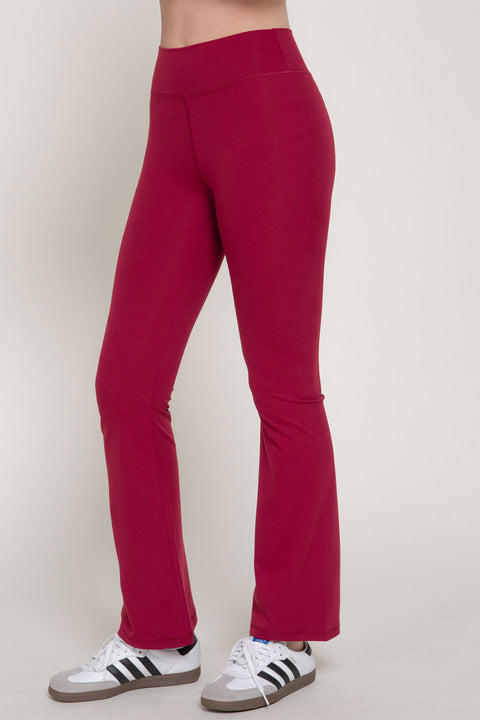 Basic Flare Power Stretch Workout Long Pants