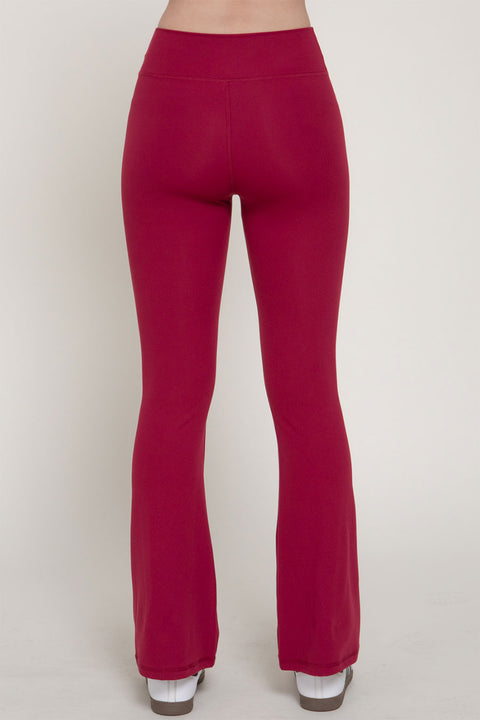 Basic Flare Power Stretch Workout Long Pants