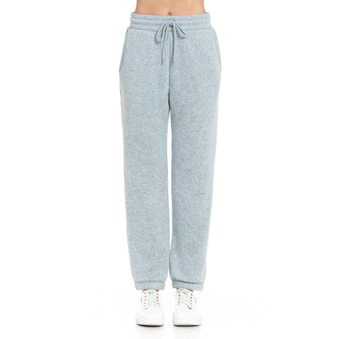 Basic Fleece Jogger Pants With Side Pockets