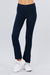 Low-Rise Banded Waist Flare Yoga Pants