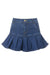 Y2K Pleated Denim Mini Skirt