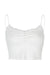 Y2K Lace Trimmed Button Front Cami Crop Top