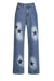 Y2K Star Print Baggy Jeans